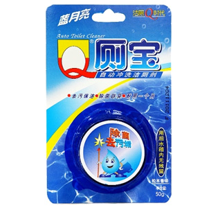 藍(lán)月亮Q廁寶50g（自動清潔、除菌辟臭、耐用一(yī)月）
